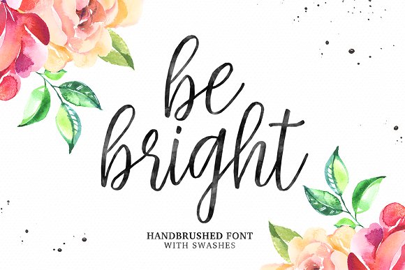 Пример шрифта Be Bright